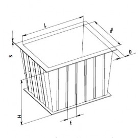 Купель квадратная Оникс 4000*2000*1500 